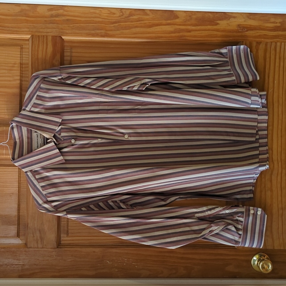 Men's Pronto Uomo long sleeve dress shirt